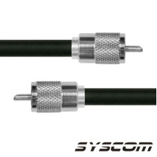 Cable Coaxial RG-214/U de 180 cm, con conectores UHF Macho a UHF Macho (PL-259).