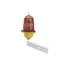 Estrobo Led de Obstrucción Color Rojo (110 Vca de Entrada) / Luz fija / Incluye Herraje para montarlo 
