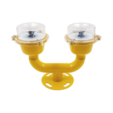 Lámpara de Obstrucción Doble color Rojo / IP65 / Luz fija o parpadeante / Voltaje de Operación 110 AC / 220 AC
