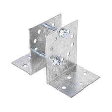 Base Multiposición para postes de paso o esquina en cercos electricos 100% Acero galvanizado. Base Multiposición para postes de paso o esquina en cercos electricos 100% Acero galvanizado.