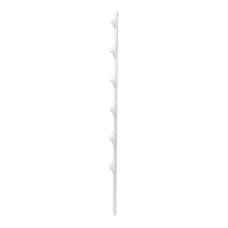 Poste con 6 Aisladores de PASO  para Cerca Electrificada. Tubo Galva. de 1.4m, cal. 18 de 1