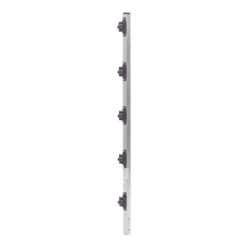 Poste de Paso de 1m para Cerca Electrificada de PTR Cuadrado de Aluminio de 1