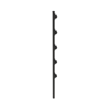 Poste con 5 Aisladores de PASO  para Cerca Electrificada. Tubo Galvanizado de 1.2m, cal. 18 de 1