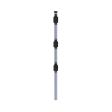 Poste de Paso de 0.75m para Cerca Electrificada. Tubo Galvanizado cal. 18 de 1