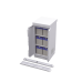 Gabinete de Seguridad de Lámina Galvanizada  para Almacenamiento de Baterías (Hasta 6 baterías PL110D12).