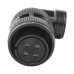  Conector Plug en Ángulo Recto de 4 Contactos Hembra Soldables para Radio de Locomotora.