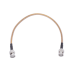 Jumper de 30.5 cm con cable RG142 BNC Macho a BNC Macho.
