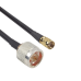 Cable LMR-240 de 60 cm con conectores N Macho y SMA Macho Inverso.
