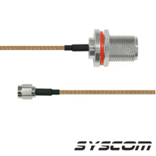 Cable RG316, con conectores N HEMBRA/SMA. Cable RG316, con conectores N HEMBRA/SMA.