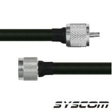 Cable RF400, con conectores UHF (PL-259) Macho / N Macho. Cable RF400, con conectores UHF (PL-259) Macho / N Macho.