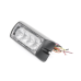 Luz auxiliar brillante con 4 LEDs, color azul, mica transparente