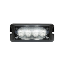 Luz auxiliar brillante con 4 LEDs, color claro, mica transparente