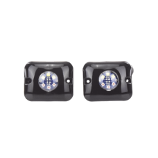 Estrobos Ocultos de 6 LED, Color ámbar / claro