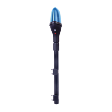 Luz telescópica para motocicleta, color azul