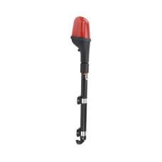 Luz telescópica para motocicleta, color rojo