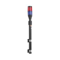 Luz telescópica Ultra Brillante para motocicleta, color Rojo/Azul