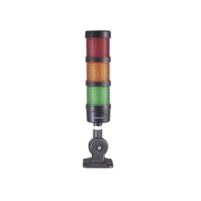 Torre LED Indicadora de estado de 3 niveles color Rojo, Ámbar y Verde, con Buzzer integrado a 85 dB, a 110-240 VCA con Montaje incluido de 60 mm de diámetro Torre LED Indicadora de estado de 3 niveles color Rojo, Ámbar y Verde, con Buzzer integrado a 85 dB, a 110-240 VCA con Montaje incluido de 60 mm de diámetro