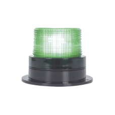 Burbuja Brillante de Larga Vida Útil, con 8 LEDs Color Verde, Domo Verde, 12Vcd