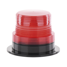 Burbuja Brillante de Larga Vida Útil, con 8 LEDs Color Rojo, Domo Rojo, 110 Vca