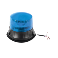 Burbuja LED giratoria color azul, 9 LEDs, montaje permanente