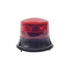 Burbuja LED giratoria color rojo, 9 LEDs, montaje permanente