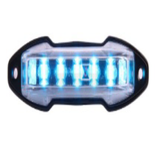 Luz auxiliar con 9 LED color claro angulo de 180 grados Luz auxiliar con 9 LED color claro angulo de 180 grados