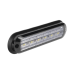 Luz Auxiliar Ultra Brillante IP67 de 6 LEDs, Color Ambar, con mica transparente y bisel negro