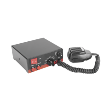 Sirena Vehicular de 200W de Potencia, Con Switch Giratorio de 6 posiciones, Micrófono de Uso Rudo e Interconexión a Radio