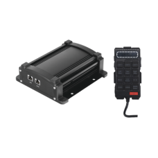 Sirena Vehicular de 100W de Potencia Con Controlador Unimando, Micrófono, Control de Tonos y Patrones de destello de Barras de Luces Serie X67 / X75