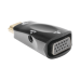 Adaptador (Convertidor) HDMI a VGA / HDMI Macho a VGA Hembra / Resolución 1920x1080 @ 60Hz / Adaptador de Audio de 3.5 mm / Chapado en Níquel Adaptador (Convertidor) HDMI a VGA / HDMI Macho a VGA Hembra / Resolución 1920x1080 @ 60Hz / Adaptador de Audio de 3.5 mm / Chapado en Níquel