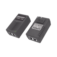 Adaptador de pared / Inyector PoE / 24 Vcc / 1 A / Controlado por chip IC / Protección contra OV, OC, SC, UV/  Fácil de instalar