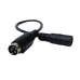 Adaptador Universal DC Hembra a Minidin 4 Pines Macho / Recomendado para DVR´s epcom / HIKVISION