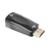 Adaptador (Convertidor) HDMI a VGA  / HDMI Macho a VGA Hembra / Resolución 1920x1080 @ 60Hz  / Adaptador de Audio de 3.5 mm / Chapado en Níquel