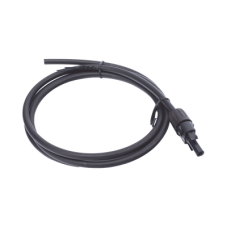 Cable Fotovoltaico 1.5 m, Negro, Calibre 10 AWG con Terminal MC4-H en un Extremo