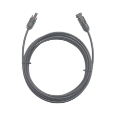 Cable Fotovoltaico / 1 metro / Color Negro / Calibre 10 AWG / Terminal MC4-Macho y Hembra en  ambos extremos