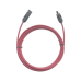 Cable Fotovoltaico / 1 metro / Color Rojo / Calibre 10 AWG / Terminal MC4-Macho y Hembra en  ambos extremos