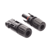 Conector MC-4 para Módulos Fotovoltaicos (conector hembra + conector macho)