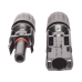 Conector MC-4 para Módulos Fotovoltaicos (conector hembra + conector macho)