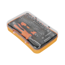 Juego de Puntas y Accesorios con 65 piezas. Doble Maneral.