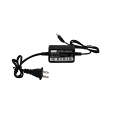 Adaptador de Pared de 12Vcc @ 1 A con cable y clavija Nema 1-15 / 0.5 metros a la toma de alimentación / 0.5 metros a la conexión del dispositivo