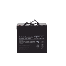 Batería 12 Vcc / 55 Ah / UL / AGM-VRLA / Retardante a la flama / Para uso Uso en: Aplicaciones fotovoltaicas / Terminales tipo M6 / Cargador recomendado CHR-250.