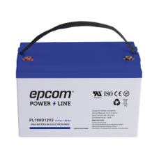 Batería 12 Vcc / 100 Ah / UL / Tecnología AGM-VRLA / CICLO PROFUNDO / Para uso en aplicaciones fotovoltaicas y de emergencia  / Terminales T4