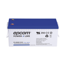 Batería 12 Vcc / 200 Ah / UL / Tecnología AGM-VRLA / Ciclo profundo / Para uso en aplicaciones fotovoltaicas y de emergencia  / Terminales T5