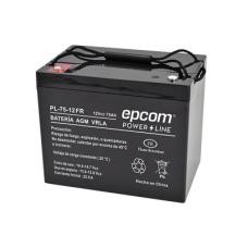 Batería 12 Vcc / 75 Ah /  UL / Tecnología AGM-VRLA / Retardante a la flama/ Uso en: Aplicaciones fotovoltaicas / Terminales tipo M6  / Cargador recomendado CHR-250.
