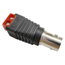 Conector BNC Hembra a Terminales Tipo Tornillo