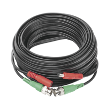Cable Coaxial (BNC RG59) + Alimentación / SIAMES / 10 Metros (32.81 Pies) / Aleación Cobre + Aluminio CCA / Para Cámaras 4K / Uso Interior y Exterior