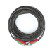 Cable Coaxial (BNC RG59) + Alimentación / SIAMES / 10 Metros (32.81 Pies) / Aleación Cobre + Aluminio CCA / Para Cámaras 4K / Uso Interior y Exterior
