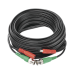 Cable Coaxial (BNC RG59) + Alimentación / SIAMES / 10 Metros (32.81 Pies) / 100% Cobre / Para Cámaras 4K / Uso Interior y Exterior