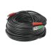 Cable Coaxial (BNC RG59) + Alimentación / SIAMES / 30 Metros (98.43 Pies) / 100% COBRE / Para Cámaras 4K / Uso Interior y Exterior