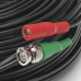 Cable Coaxial (BNC RG59) + Alimentación / SIAMES / 30 Metros (98.43 Pies) / 100% COBRE / Para Cámaras 4K / Uso Interior y Exterior